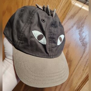 EUC Gymboree 12-24 Mo.  Brown Dinosaur Cap